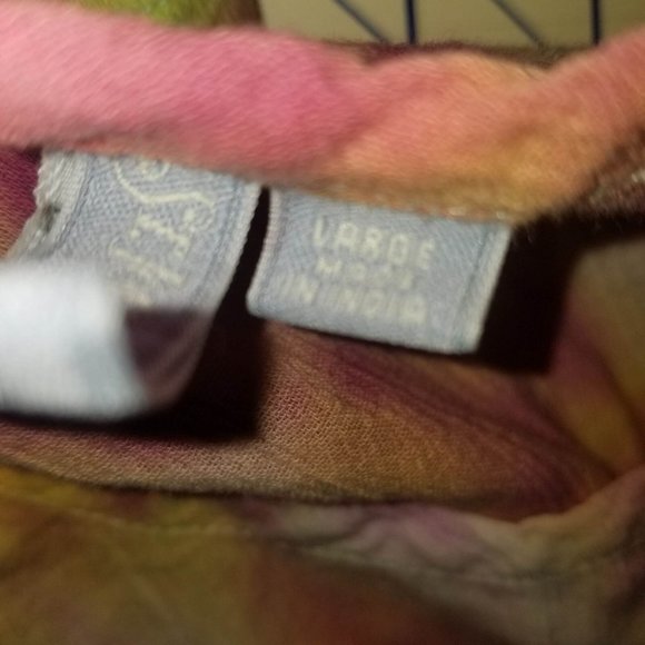 St. John's Bay Girls Tie Dye Multicolor Purple Sleeveless Swim Dress Size Large - Picture 7 of 9